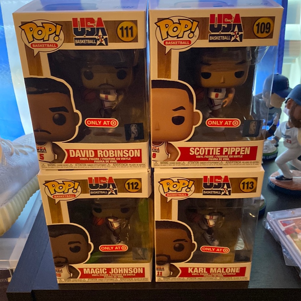 4 USA basketball Target exclusive pop figures. 🏀